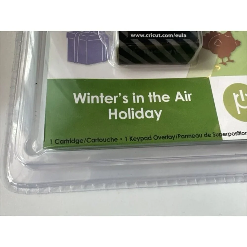 Cricut Winter's In The Air Holiday Sampler Cartridge Winter 2000432 NEW SEALED